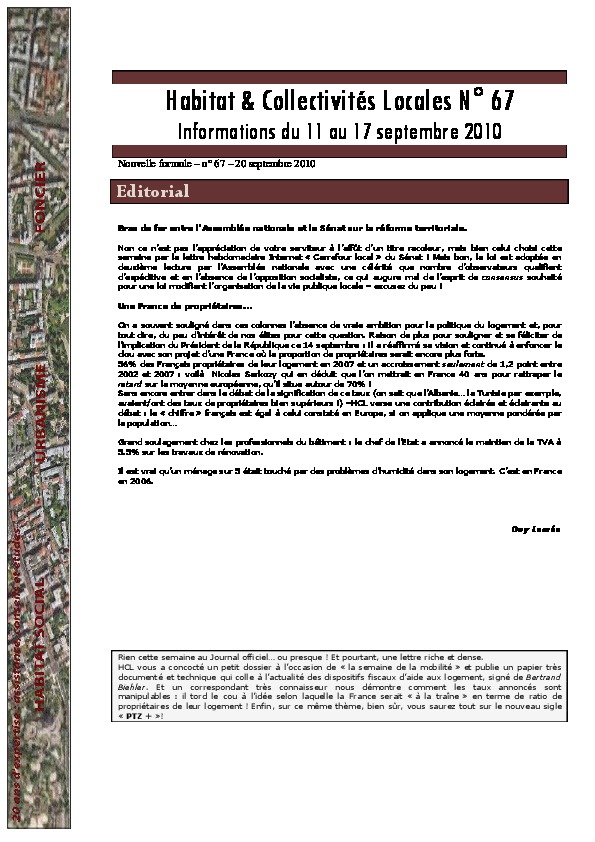 Prévisualisation de la lettre