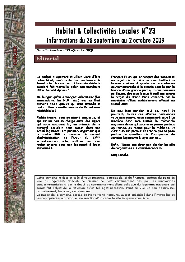 Prévisualisation de la lettre