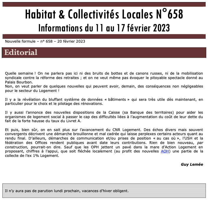 Prévisualisation de la lettre
