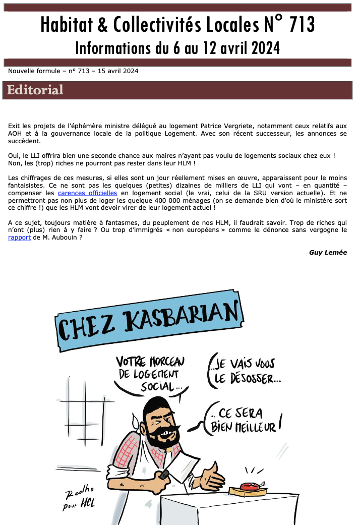 Prévisualisation de la lettre