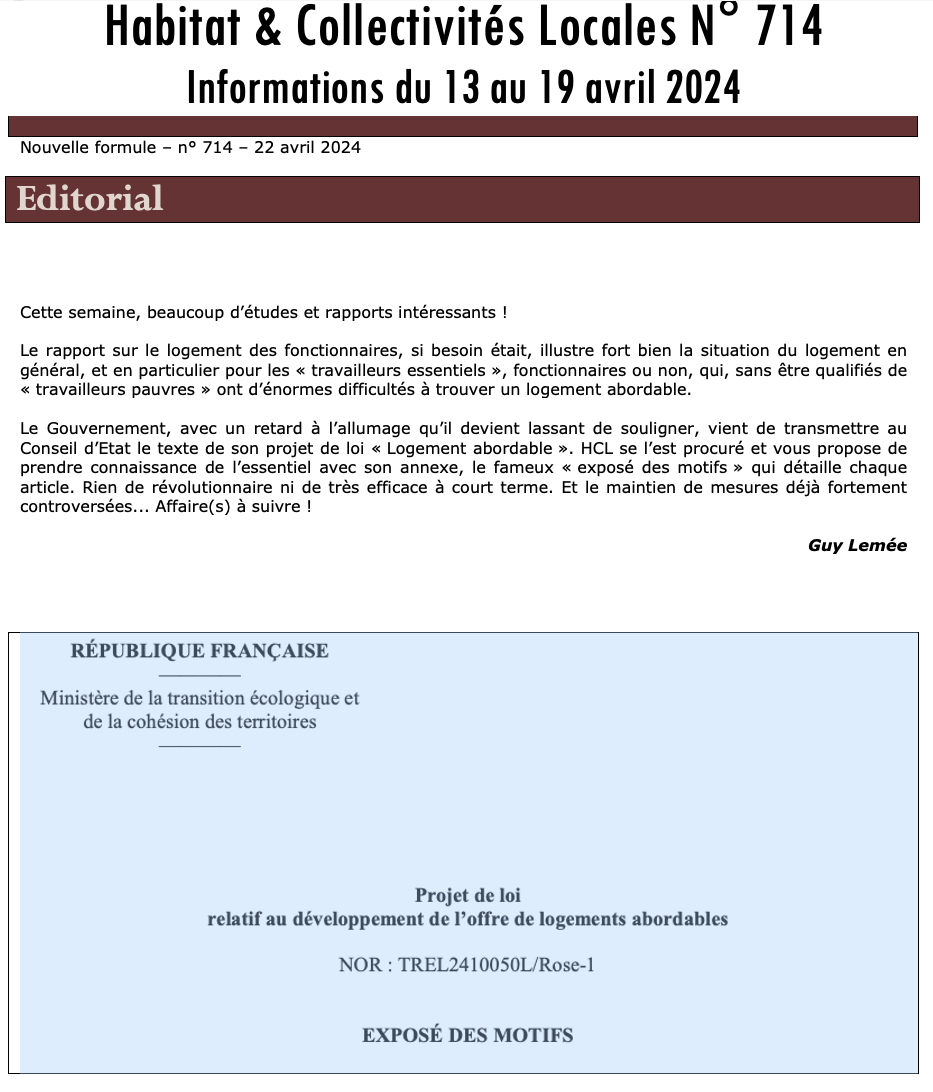 Prévisualisation de la lettre