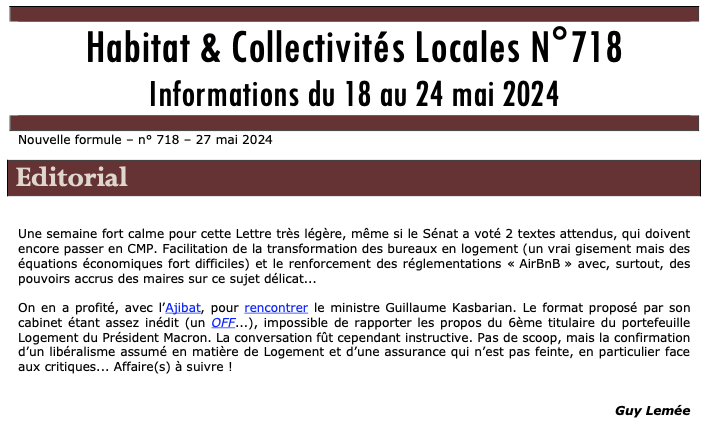 Prévisualisation de la lettre