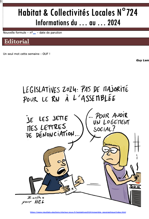 Prévisualisation de la lettre