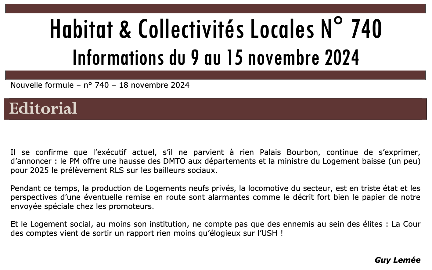 Prévisualisation de la lettre