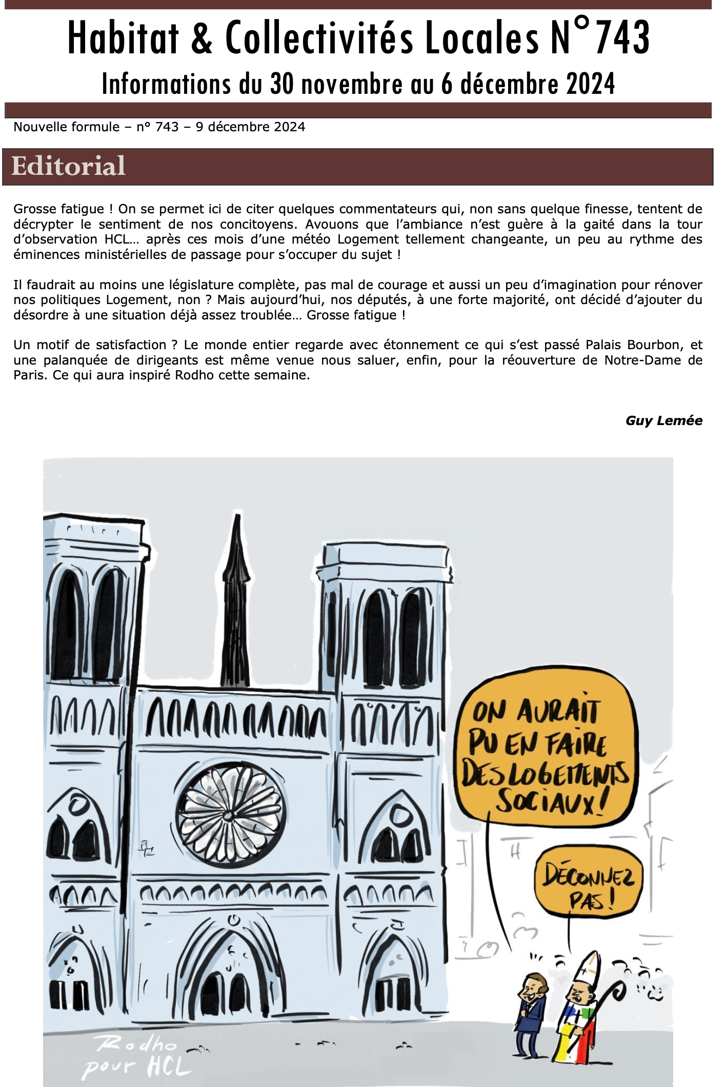 Prévisualisation de la lettre