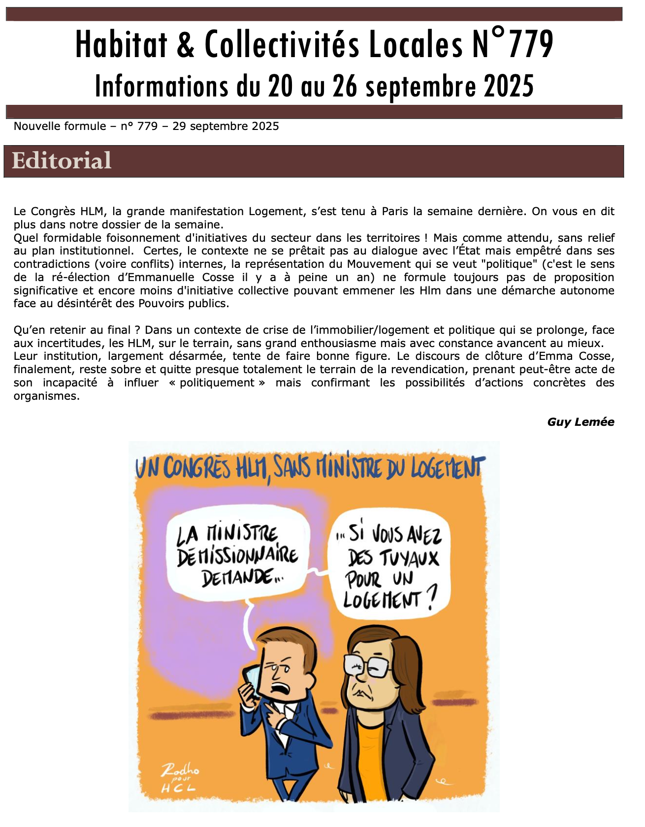Prévisualisation de la lettre